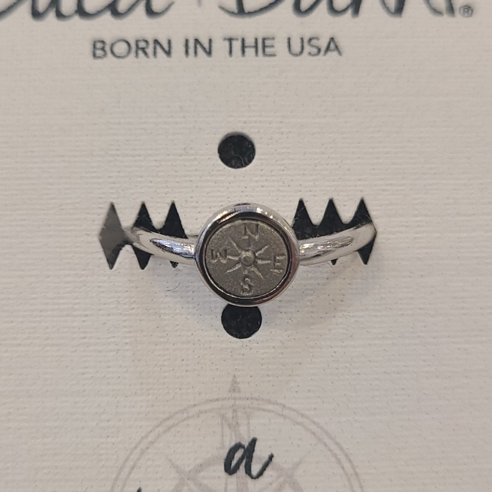 Silver Compass Ring - Picture 2 of 3